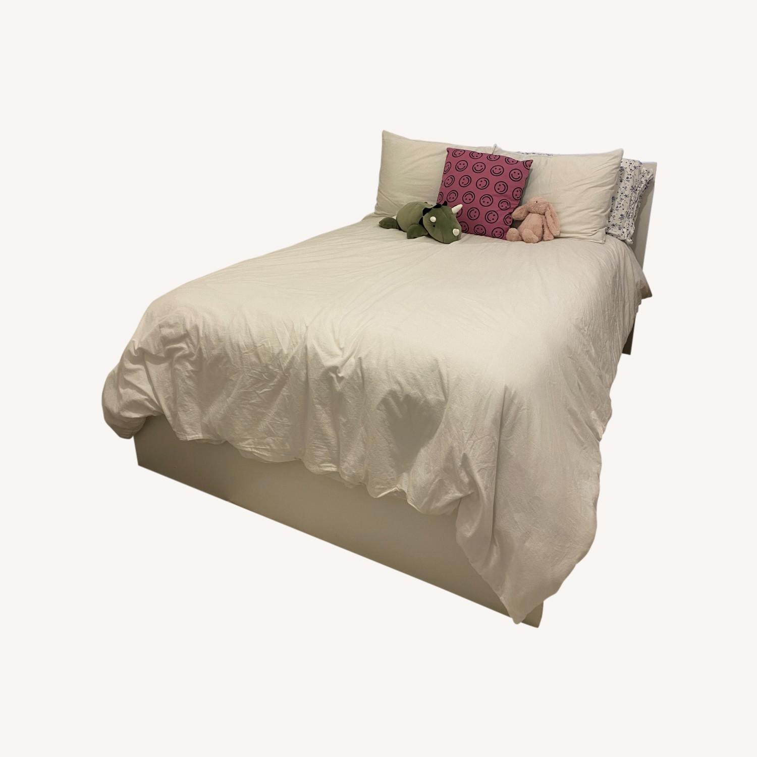 IKEA Malm White Full Bed Frame AptDeco