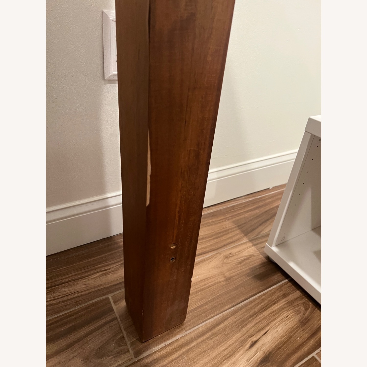 West Elm Stainless Steel High Kitchen Table/Island - image-2