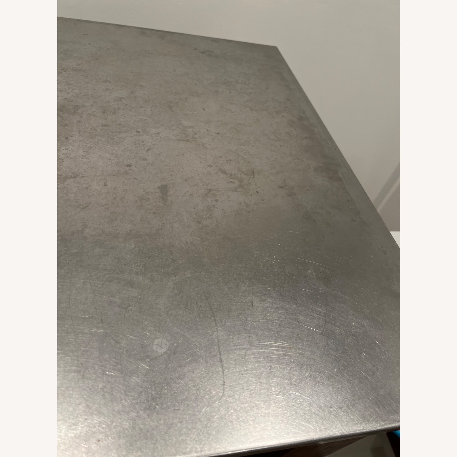West Elm Stainless Steel High Kitchen Table/Island - image-7