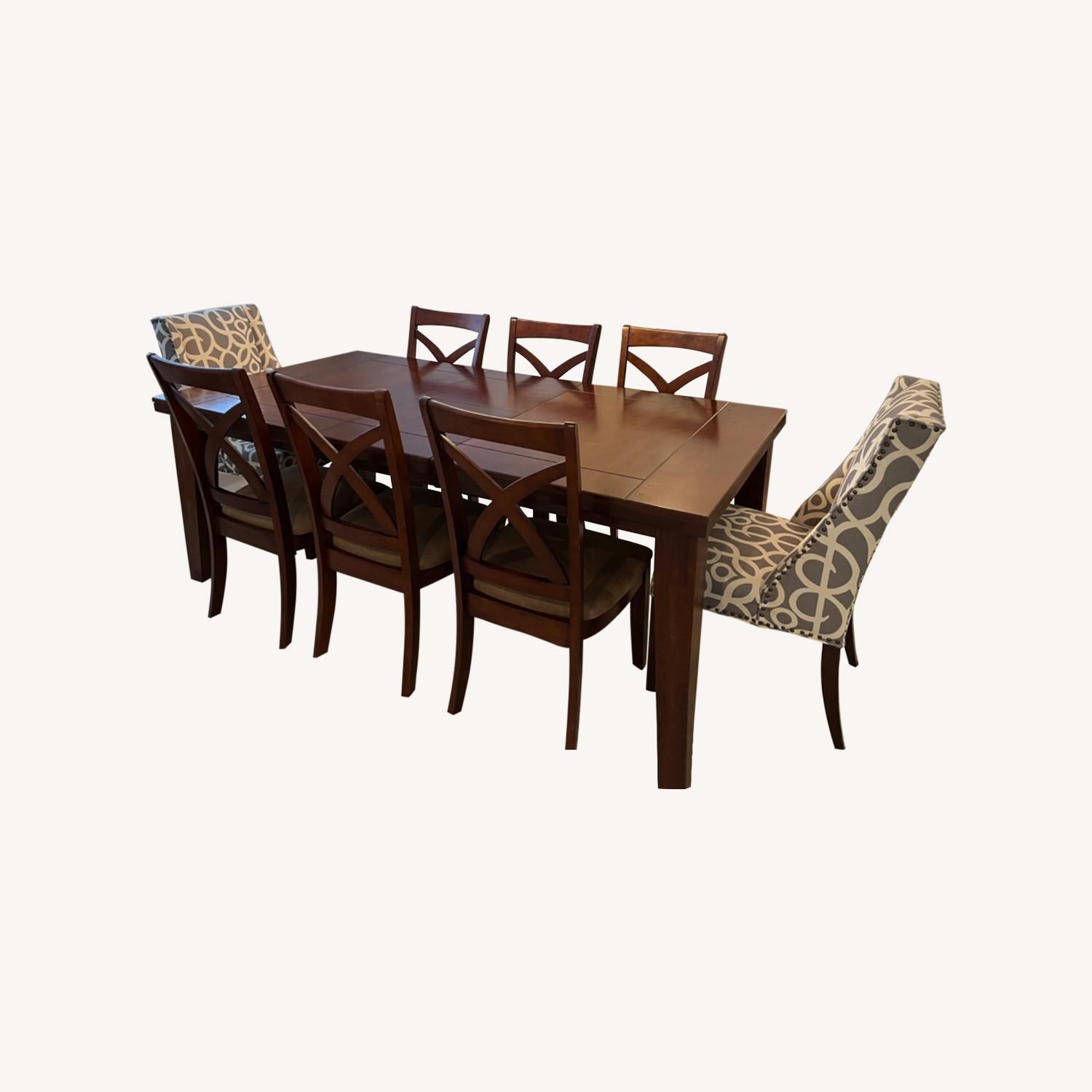 Extendable Dining Set for 8 AptDeco