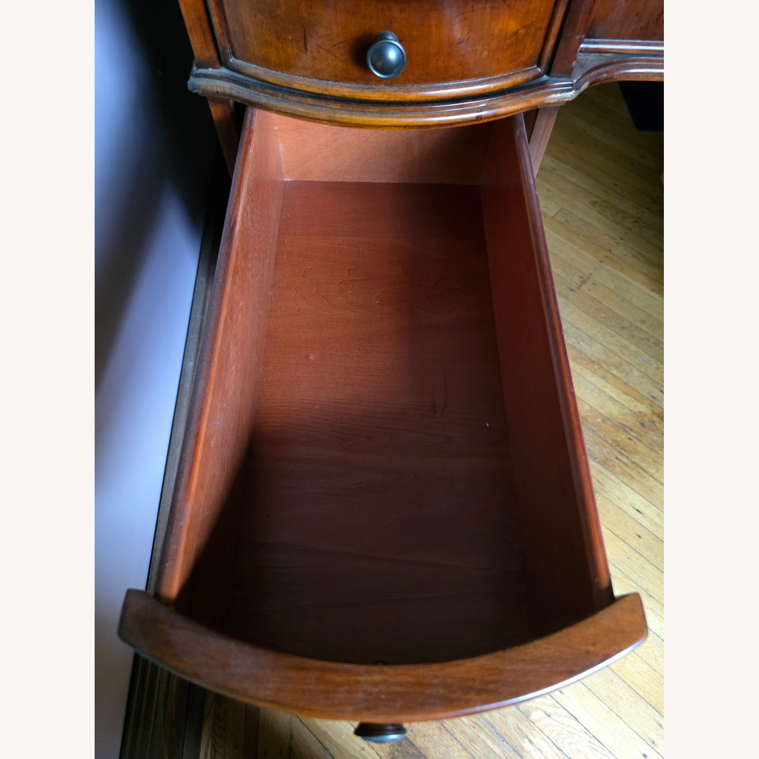 Hooker Bow Front Cherry Desk - image-6