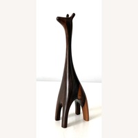 Vintage Filipino Carved Giraffe