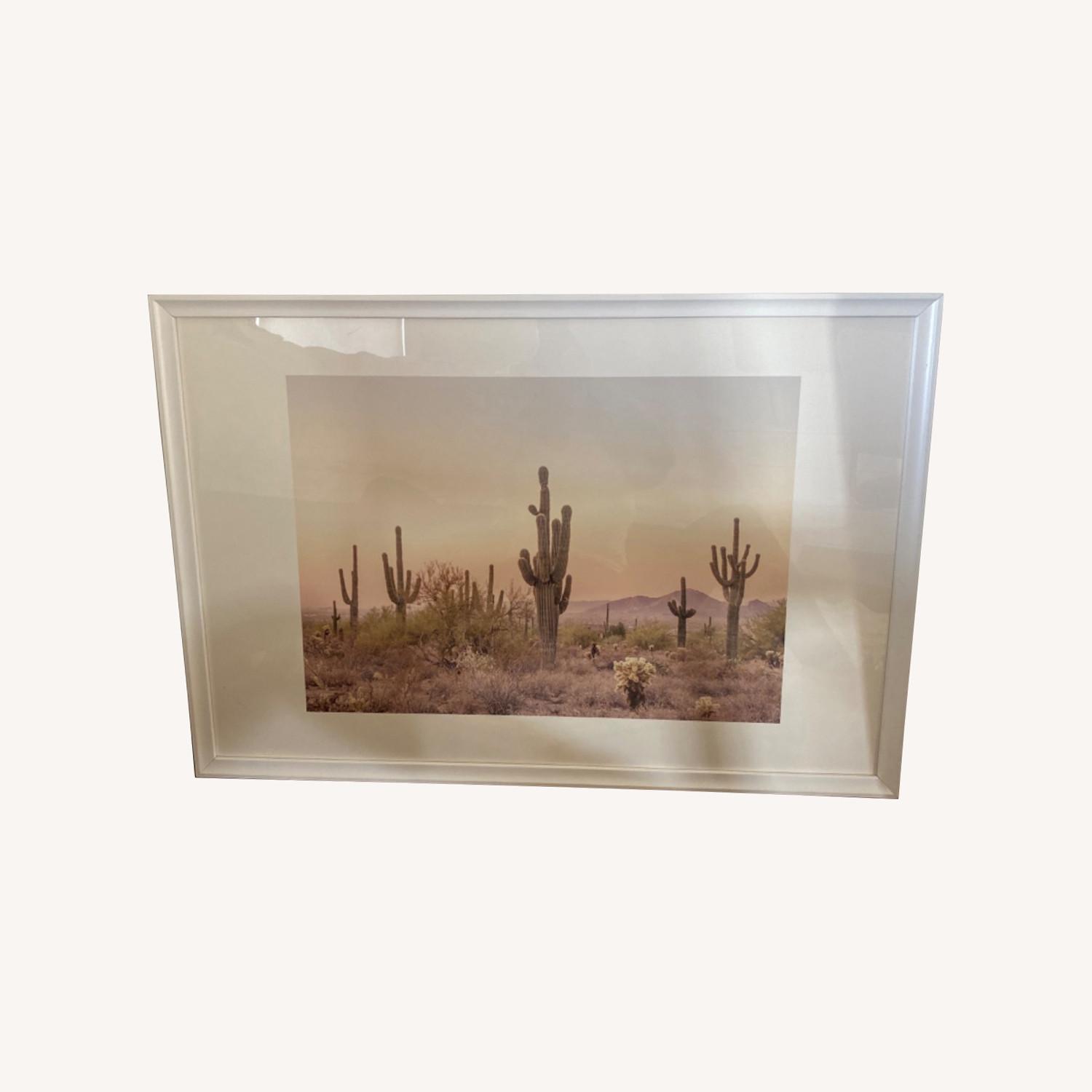 Arizona Desert Framed Art Print AptDeco