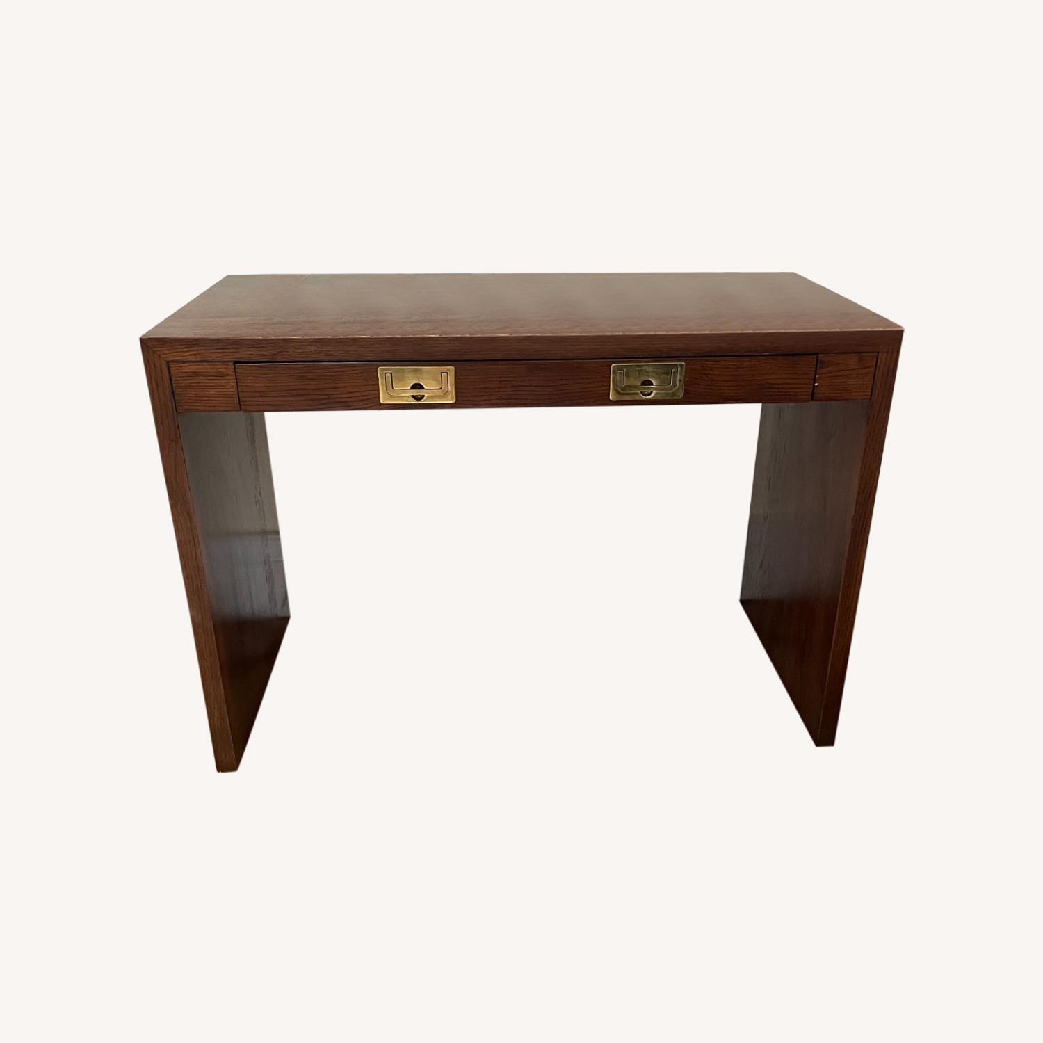 Vintage Cherry Wood Desk AptDeco