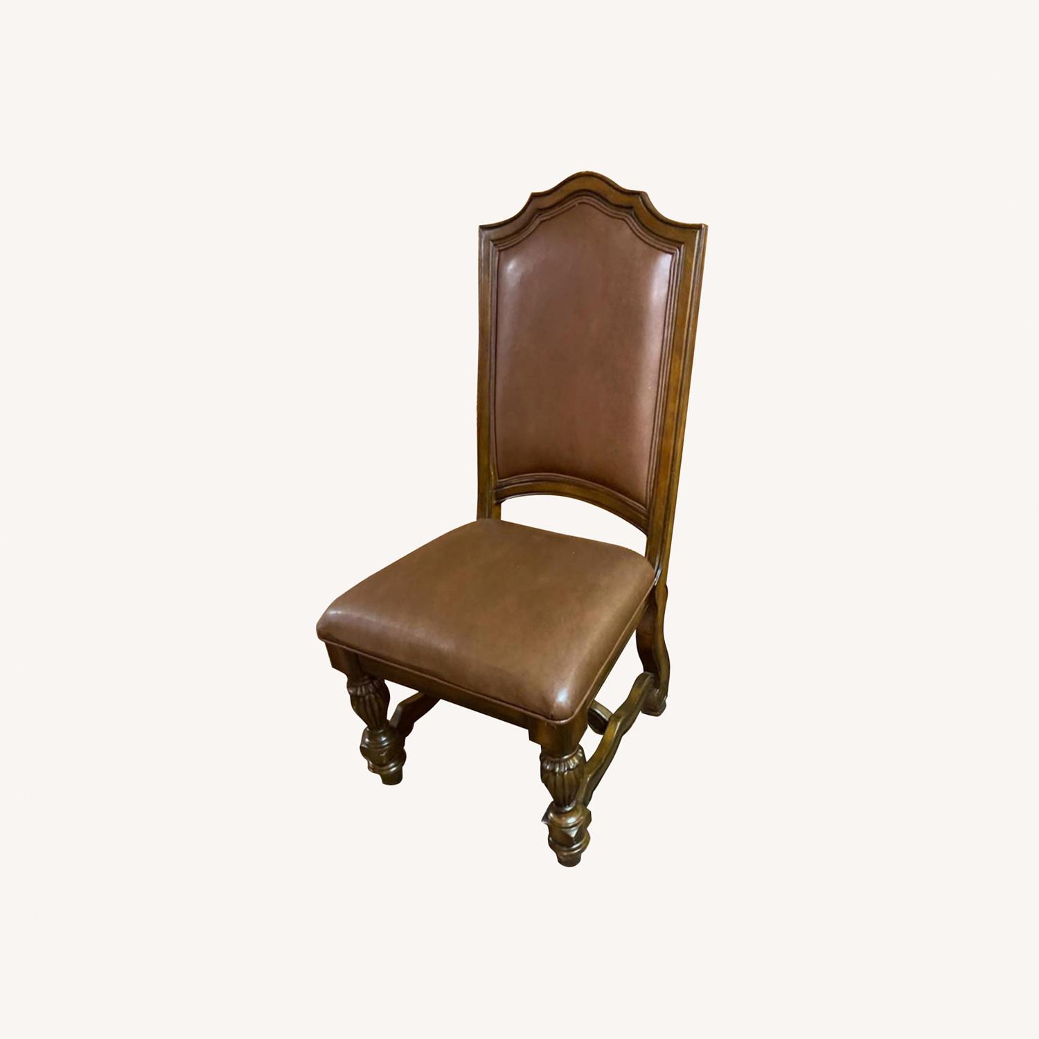 Dark Brown Dining Chairs - image-0