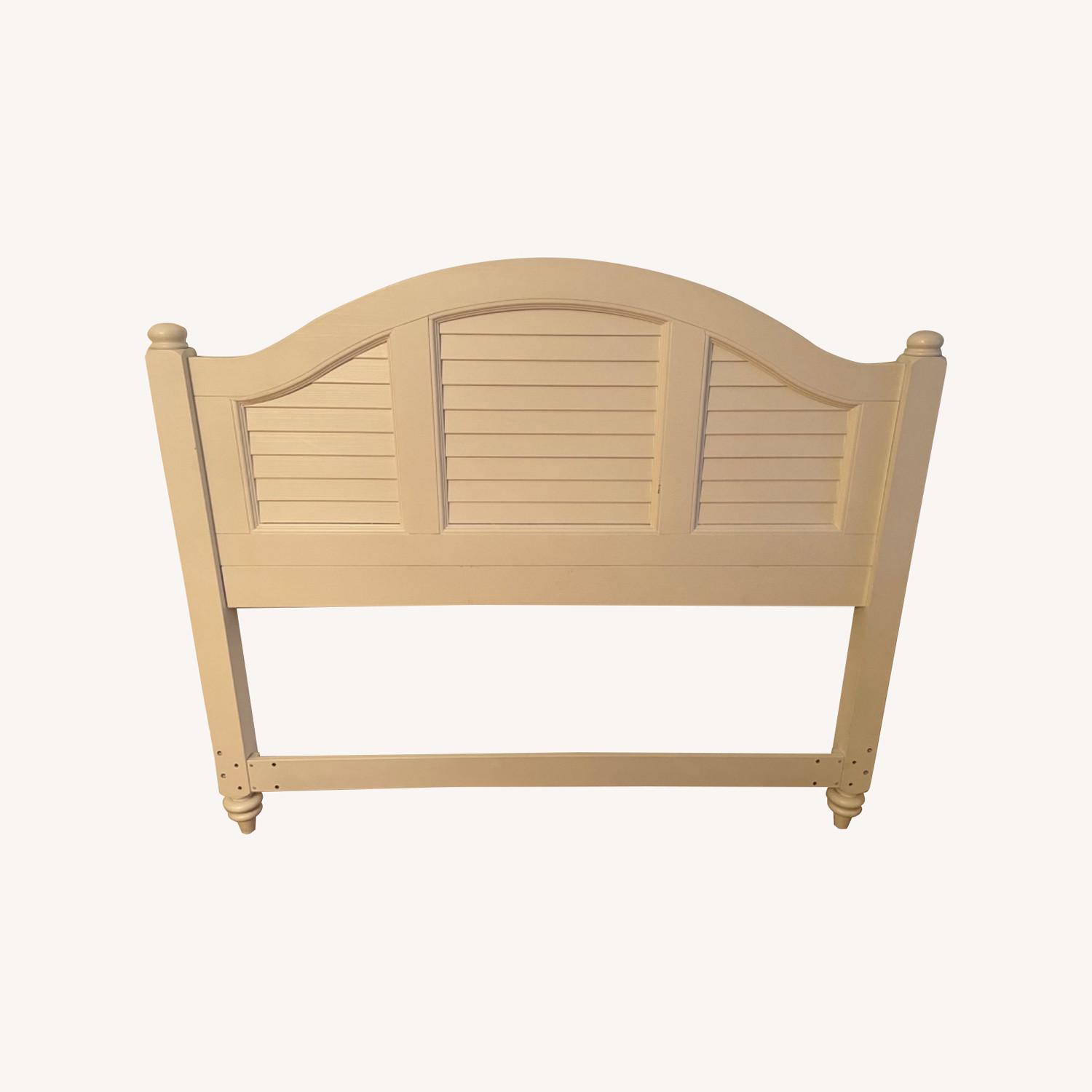 White Headboard for Full Size Bed AptDeco