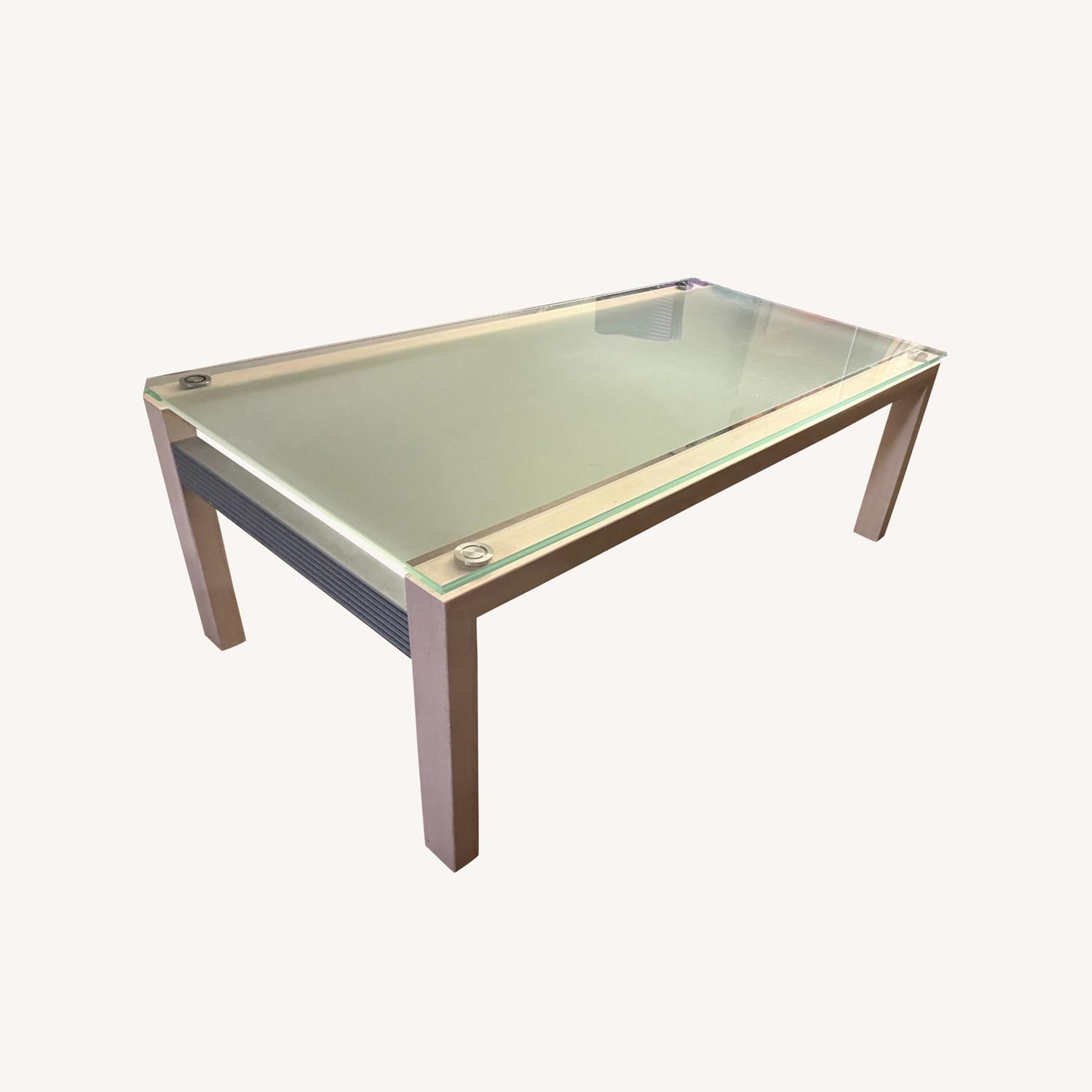 Modern Style Glass Coffee Table - image-0