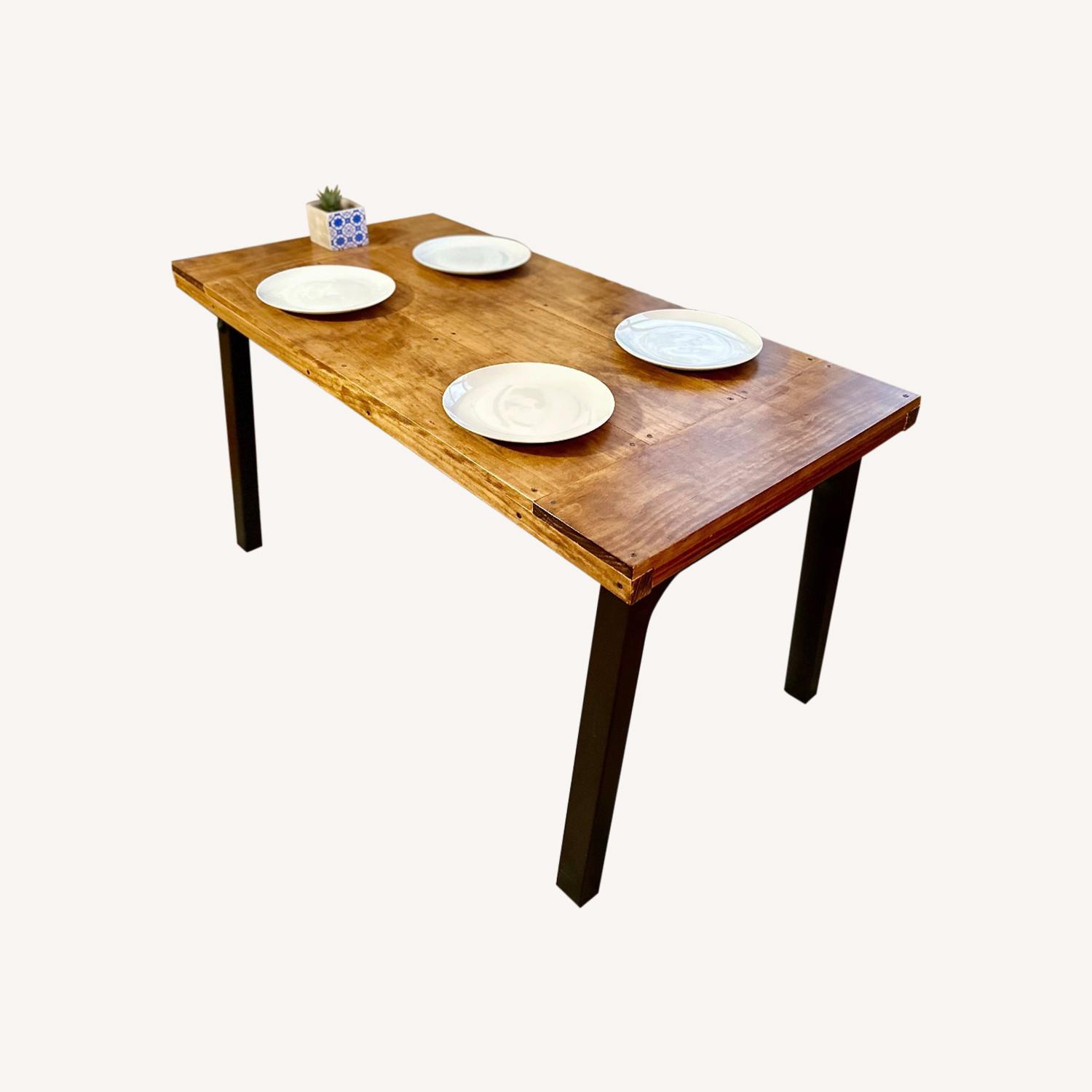 Handmade Dining Table - Walnut - Modern - image-6