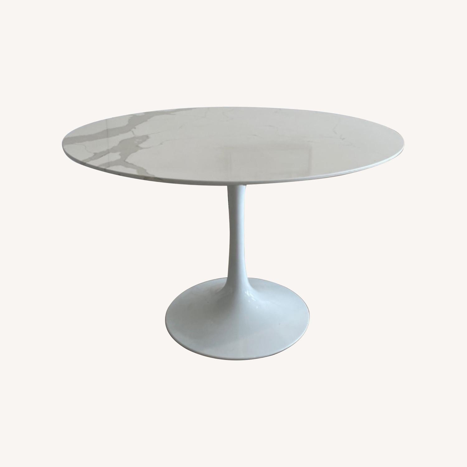 Modern Quartz Tulip Dining Table AptDeco