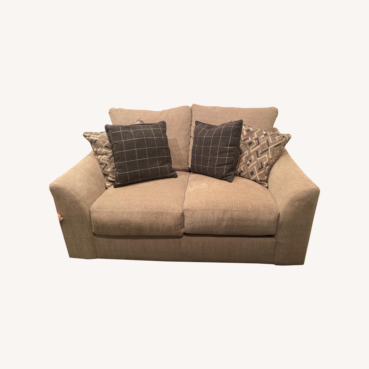 Raymour & Flanigan Savane Chenille Loveseat - image-0