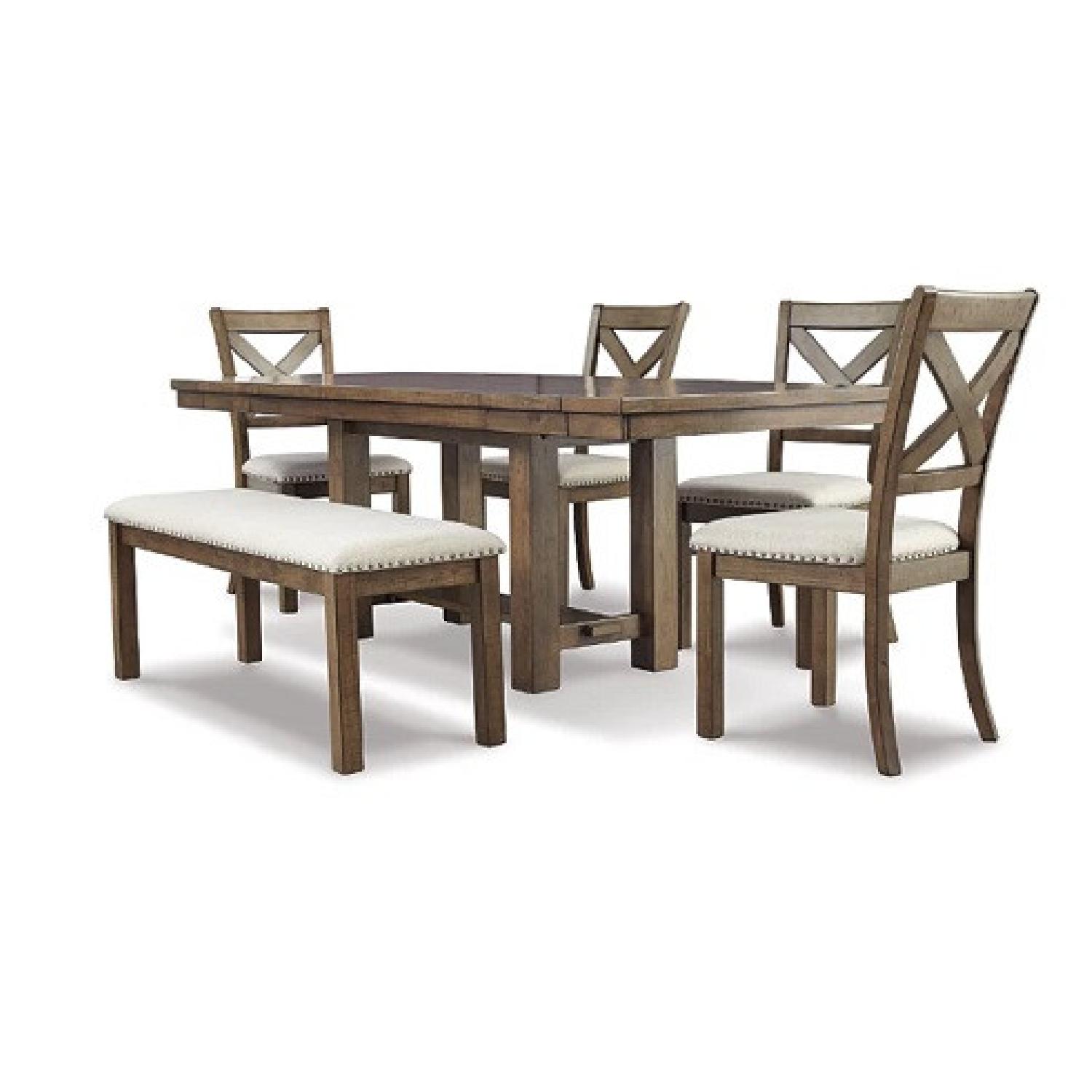Ashley Moriville Dining Table Set with a Bench - image-7