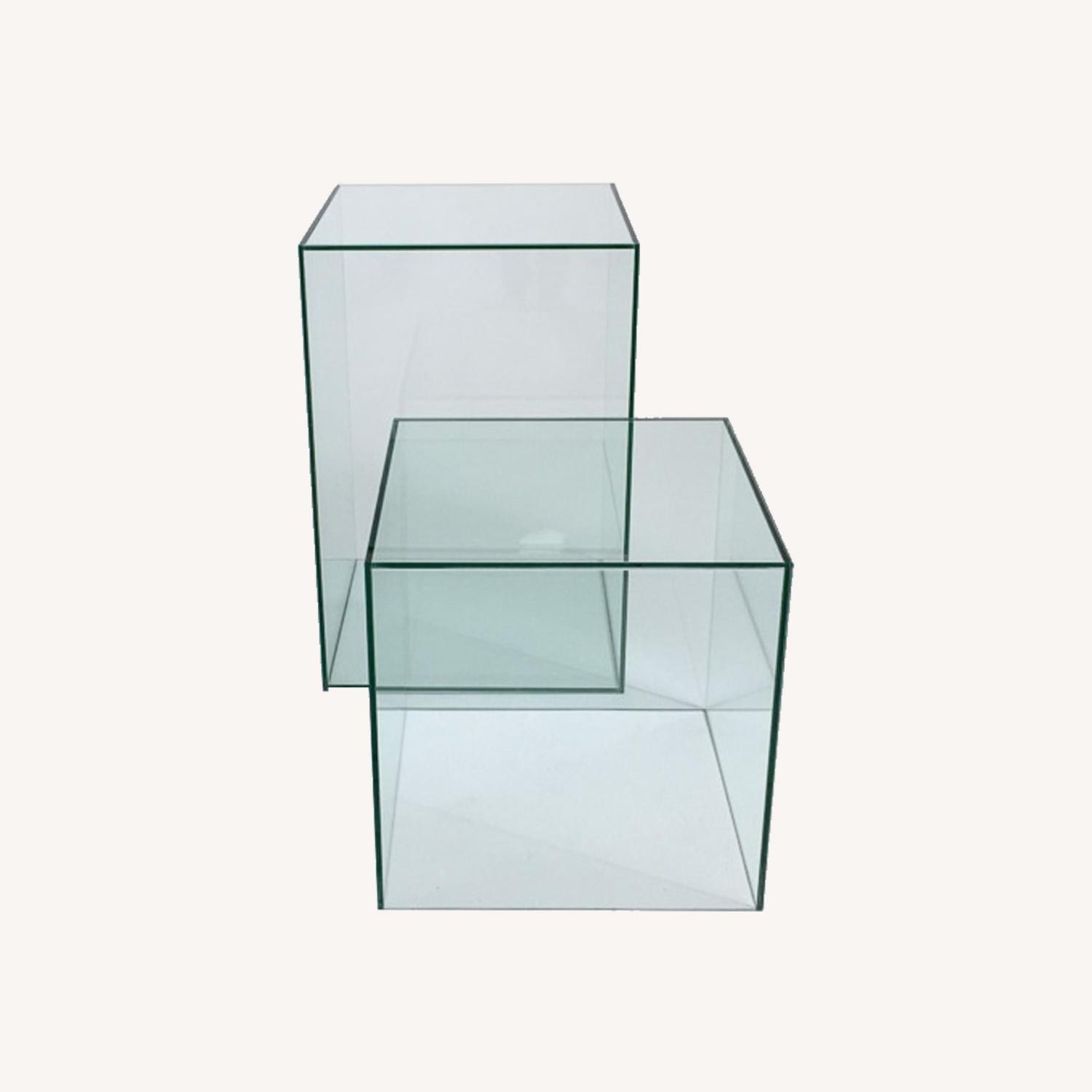 Taylor Made Custom Glass Cube Tables - image-0