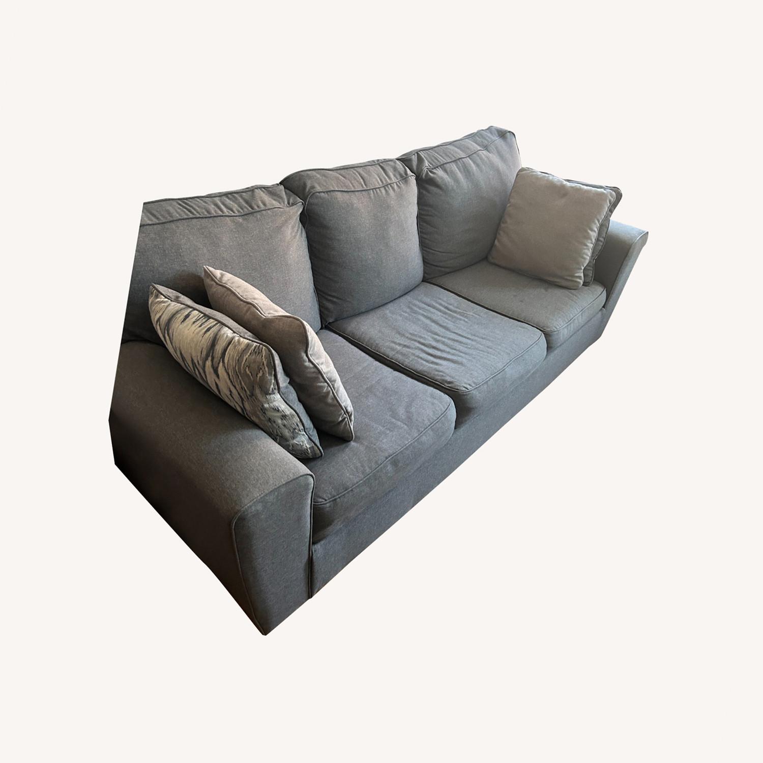 Ashley Furniture Gray Queen Sofa Sleeper - image-0