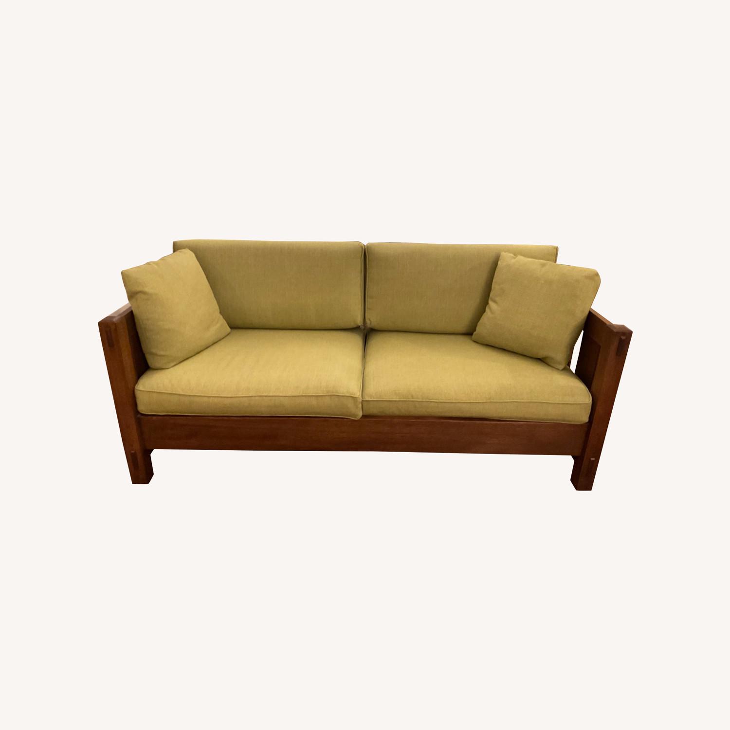 Stickley Audi & Co Slat Back Settle AptDeco