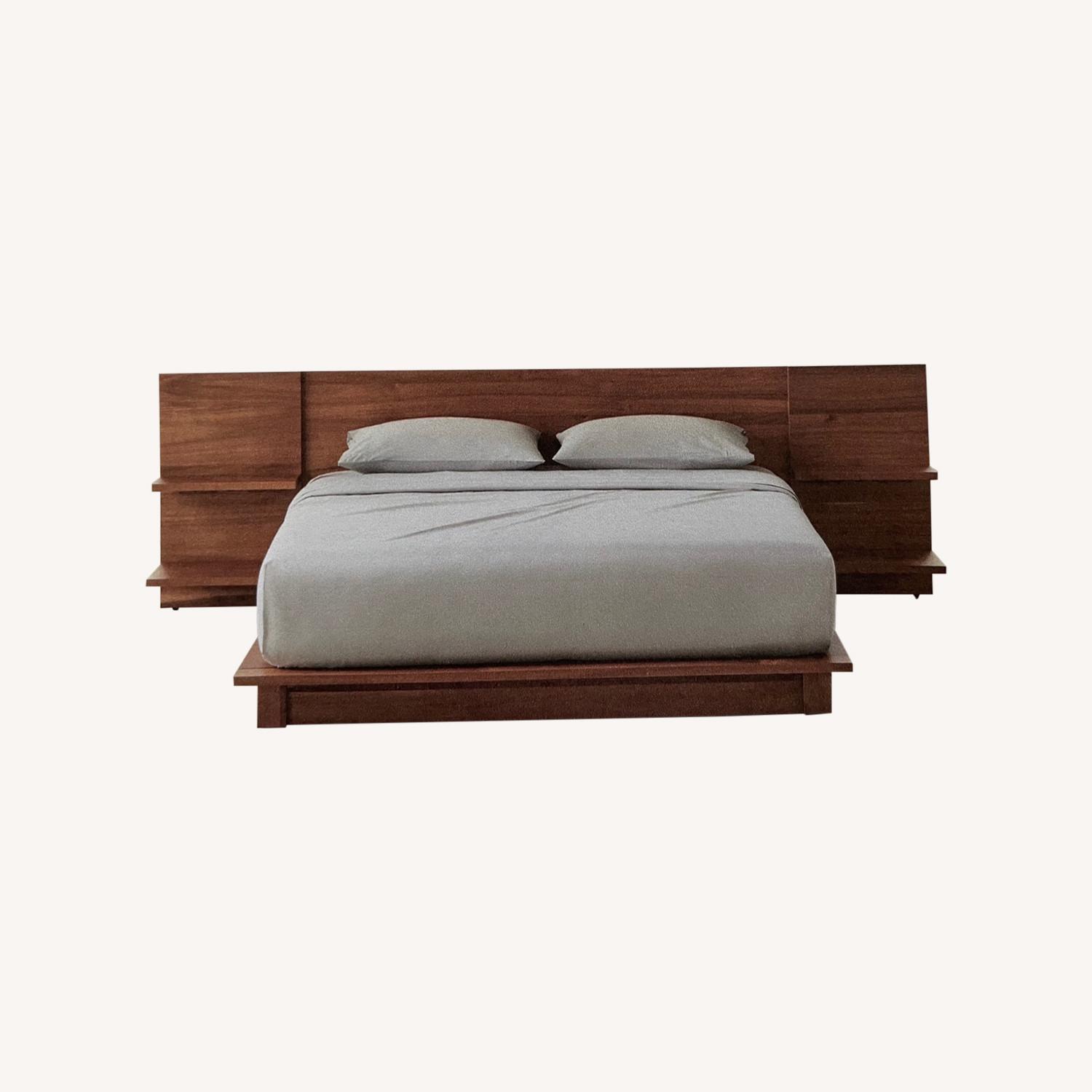 Crate & Barrel Andes Platform King Bed AptDeco