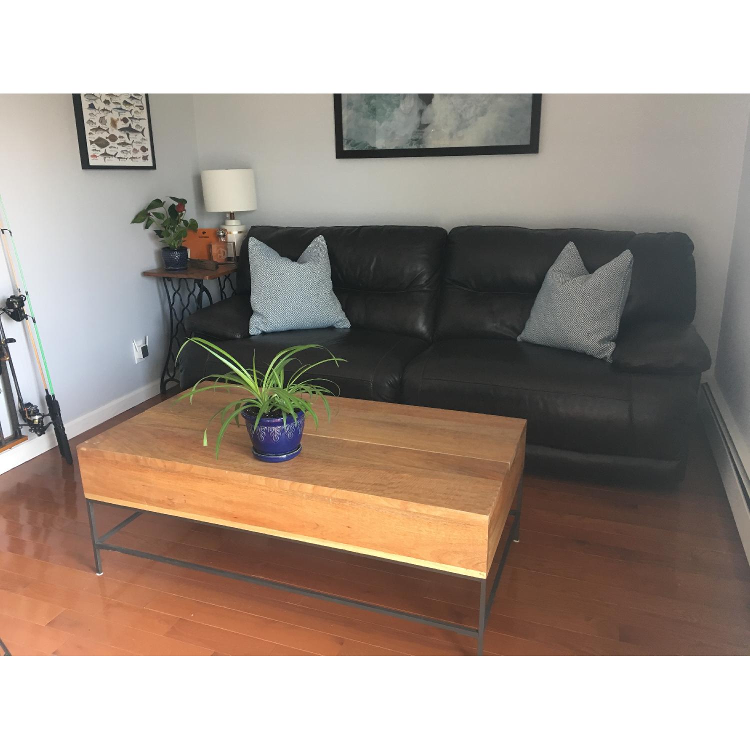 Ashley's Leather Power Reclining Sofa - image-2