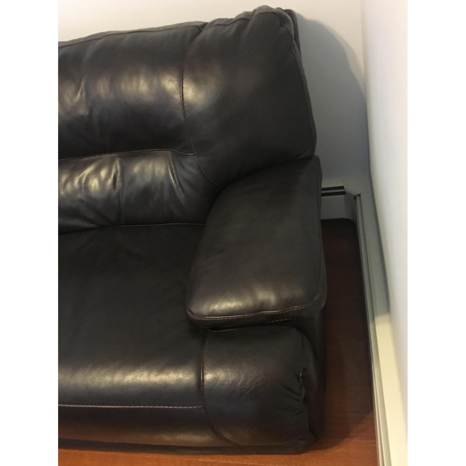 Ashley's Leather Power Reclining Sofa - image-6