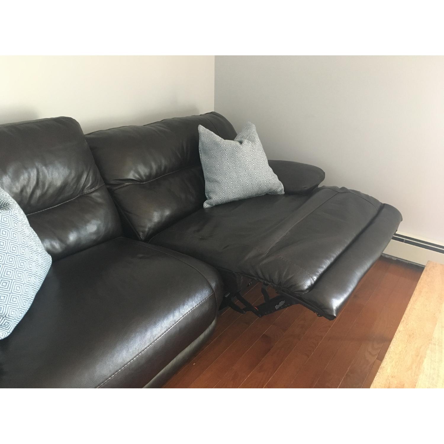 Ashley's Leather Power Reclining Sofa - image-10