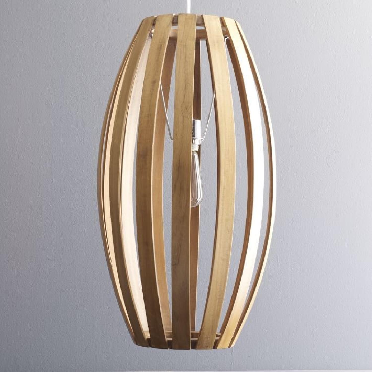 West Elm Bentwood Pendant Lamp - image-1