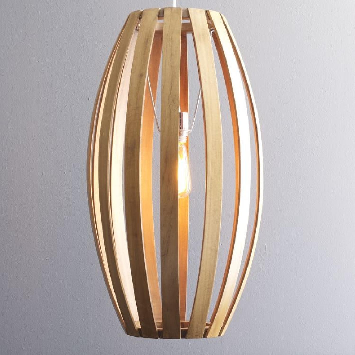 West Elm Bentwood Pendant Lamp - image-2