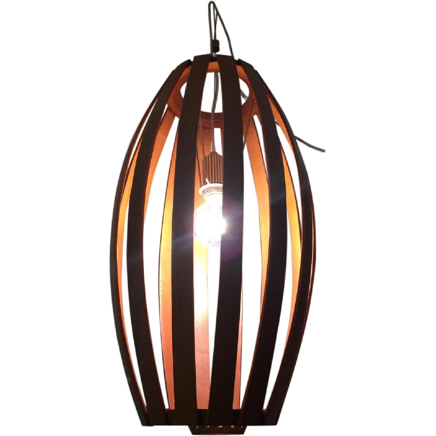 West Elm Bentwood Pendant Lamp - image-0