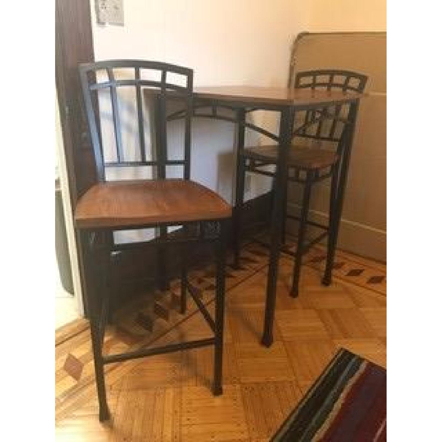 Modern Craftsman Bistro Table w/ 2 Chairs - image-1