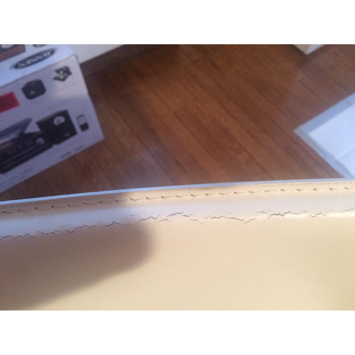 CB2 Leather Dining Chair - image-3