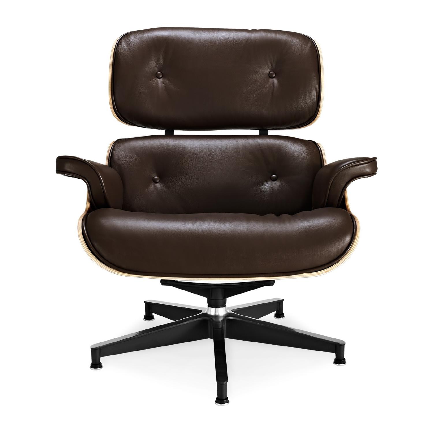 Eames Lounge Chair Replica in Brown - image-2
