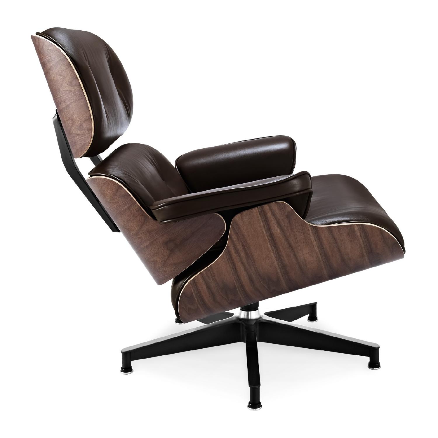 Eames Lounge Chair Replica in Brown - image-3