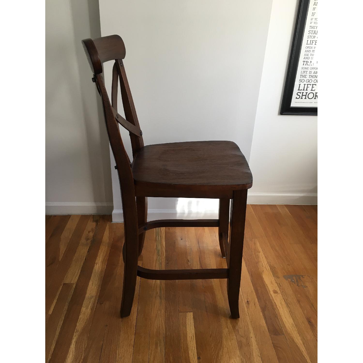 Harvester X-Back Hardwood Counter Stools - image-4