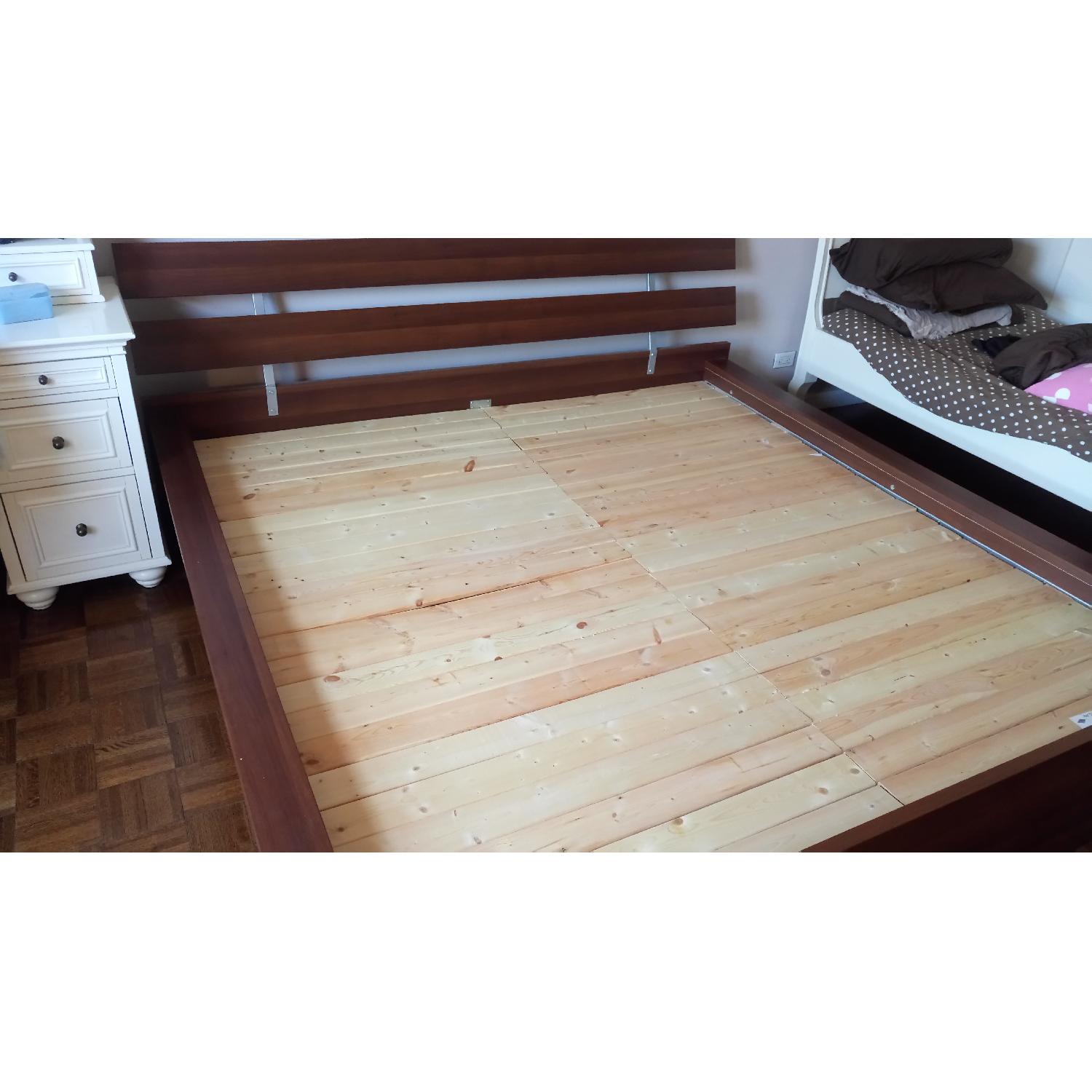 Ikea King Size Bed frame - image-1