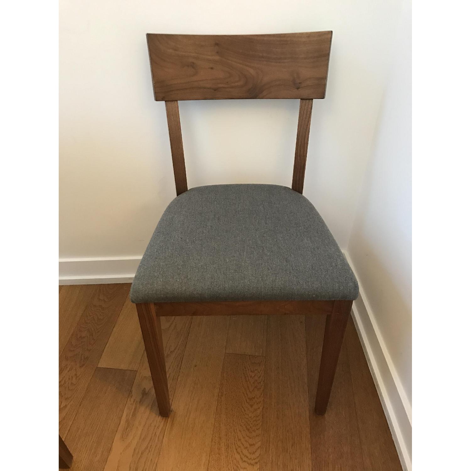 Room & Board Adams Extension Dining Table w/ 5 Doyle Upholstered Chairs - image-10