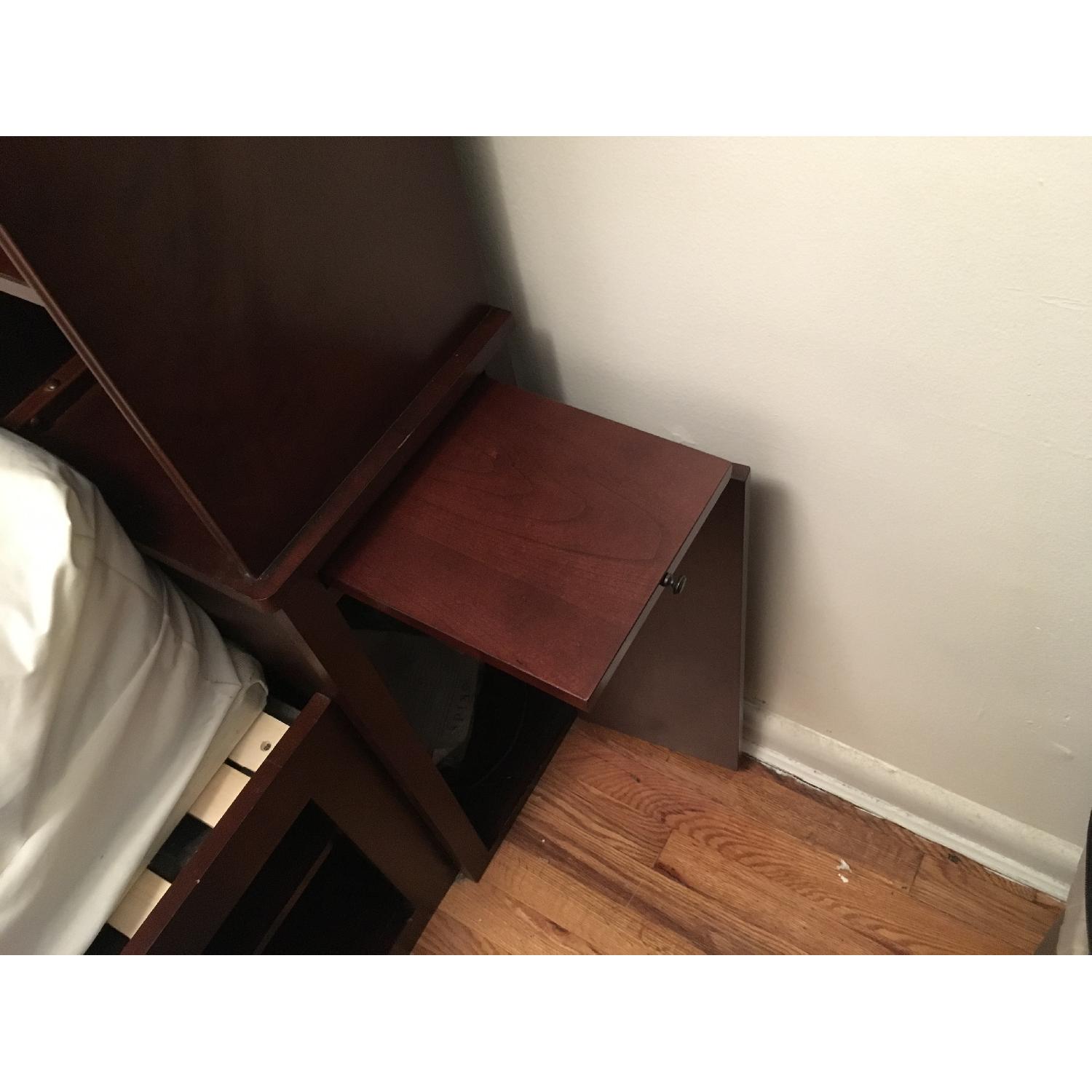 Raymour & Flanigan Full Size Bookcase Bed w/ Storage - image-6