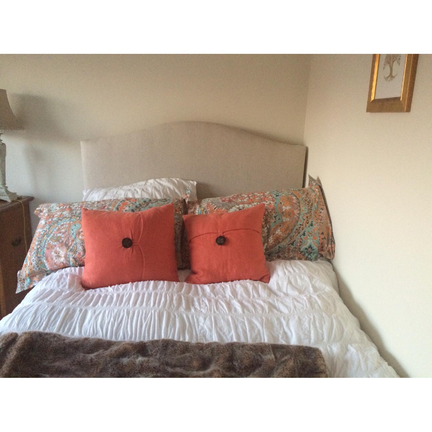 Pottery Barn Full Size Bed Frame w/ Headboard - image-1