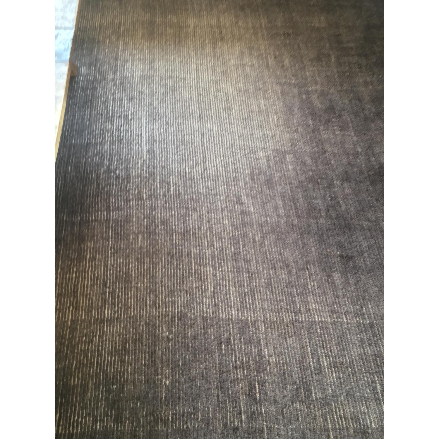 Restoration Hardware Distressed Wool Rug w/ Rug Pad - image-1