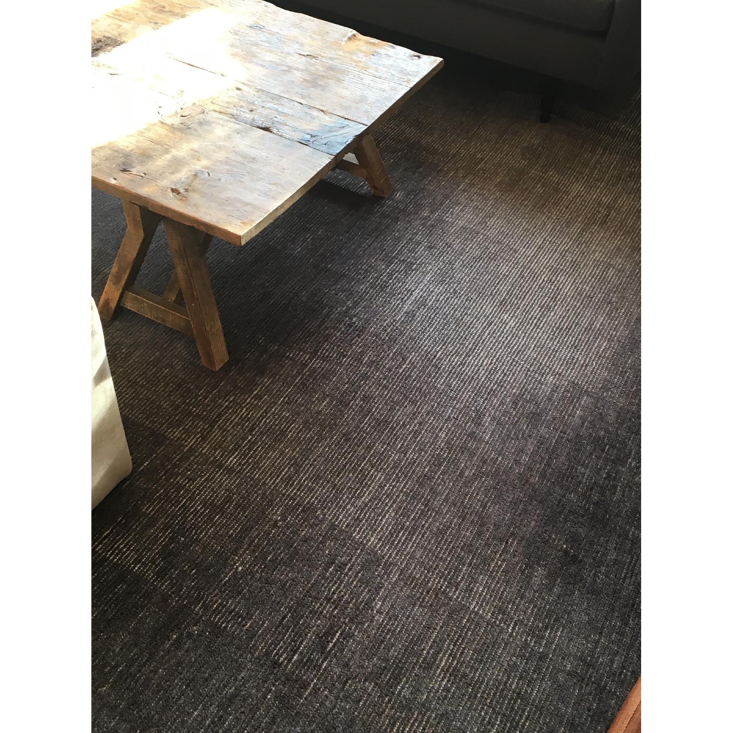 Restoration Hardware Distressed Wool Rug w/ Rug Pad - image-5