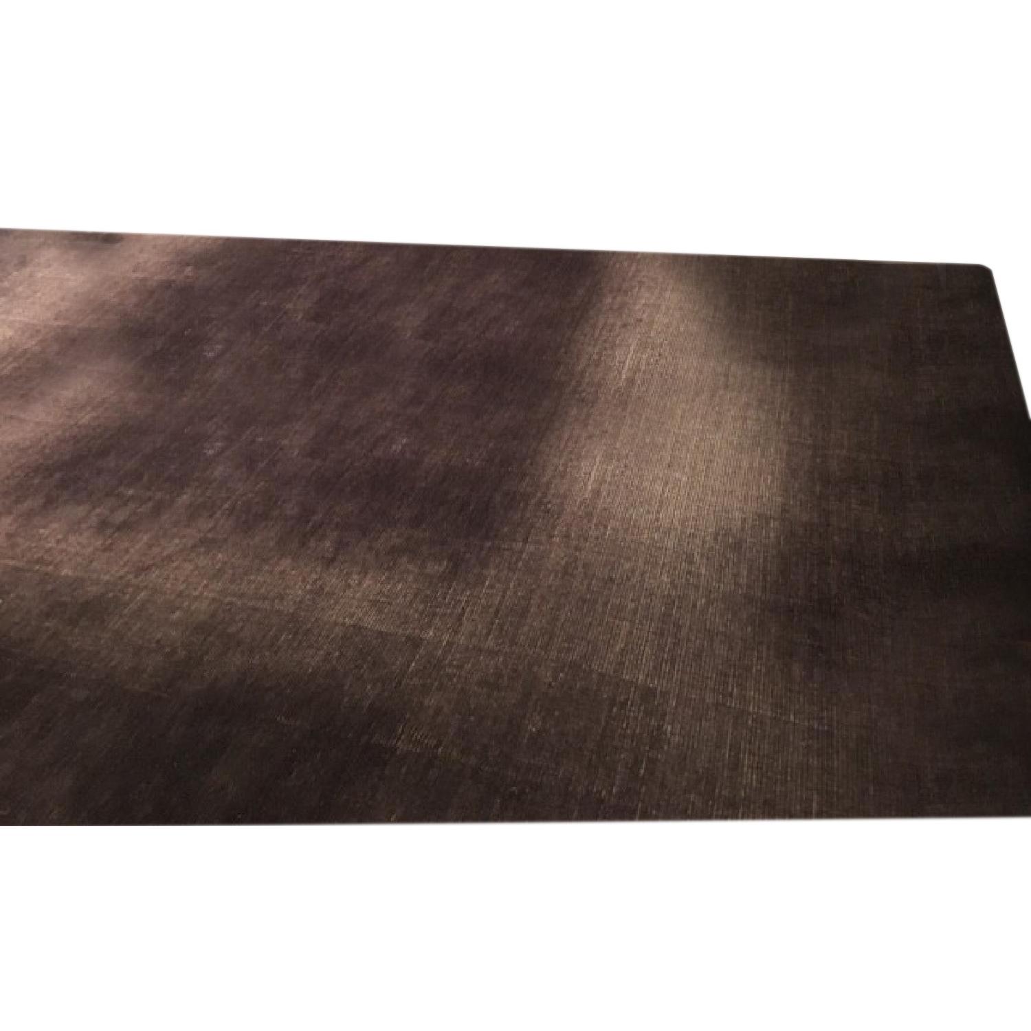 Restoration Hardware Distressed Wool Rug w/ Rug Pad AptDeco