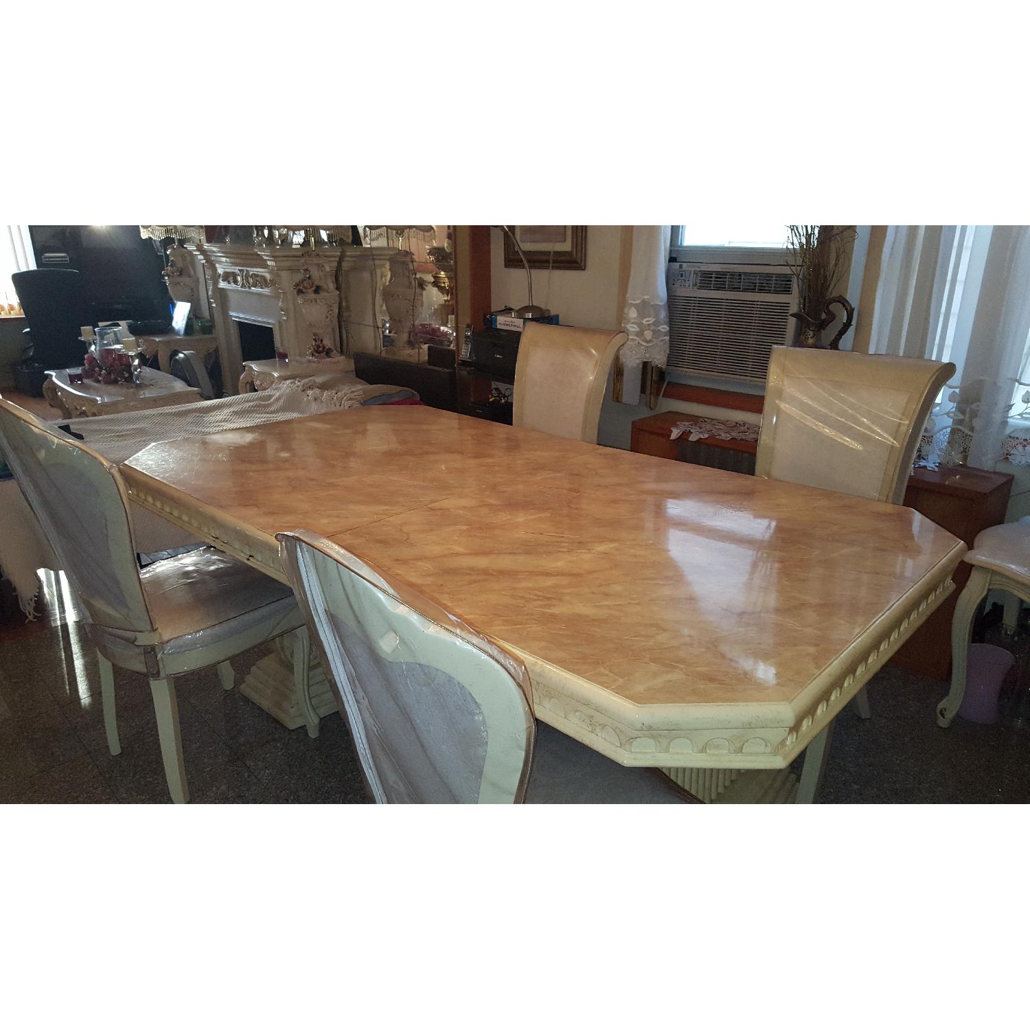 Italian Style Dining Room Table w/ 4 Chairs - image-2