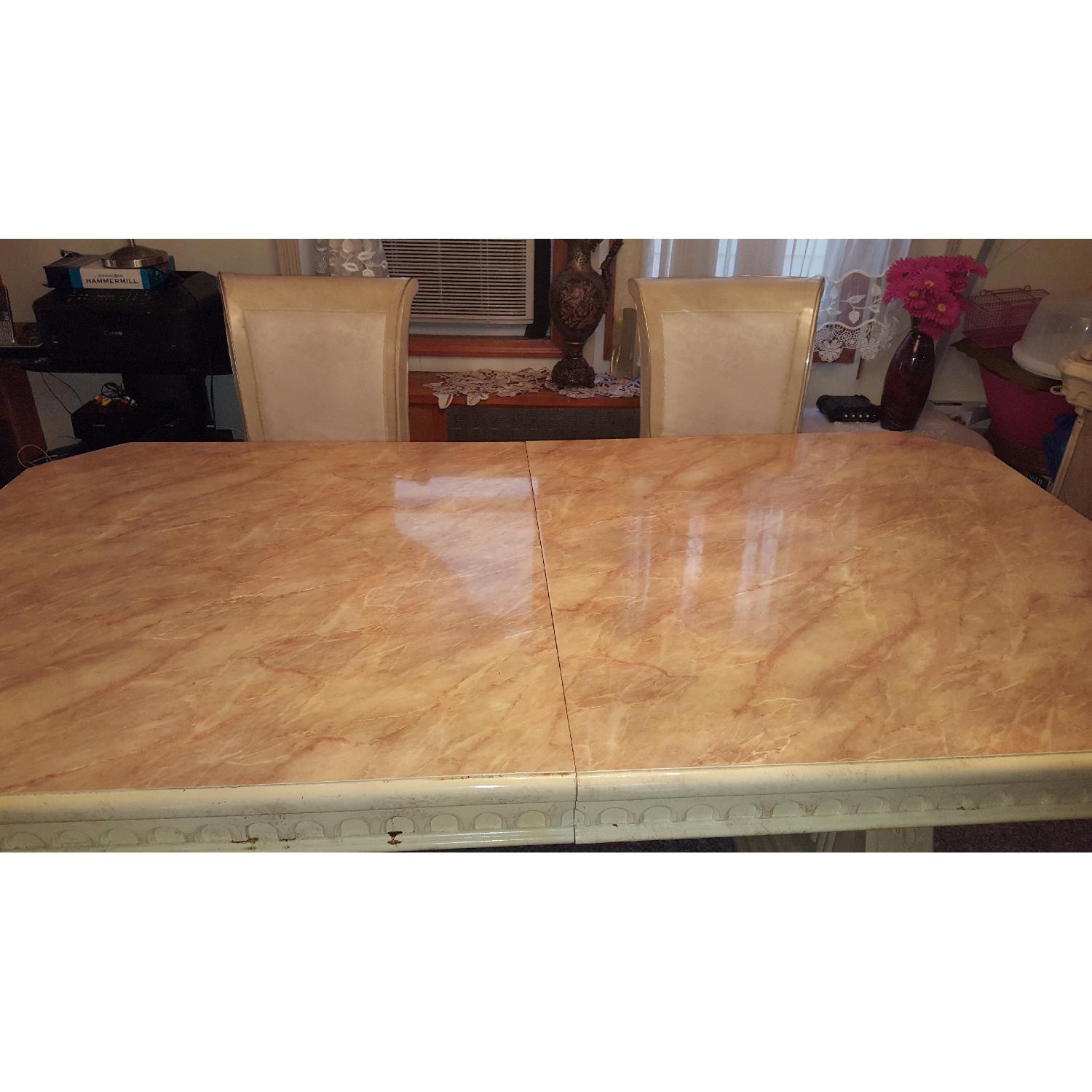 Italian Style Dining Room Table w/ 4 Chairs - image-4