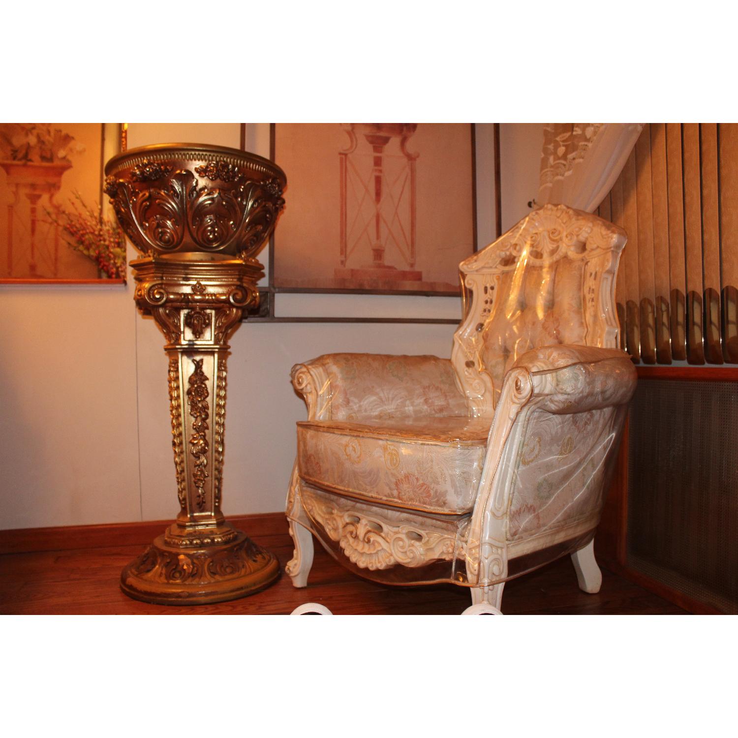 Bronze/Gold Flower Stand - image-1
