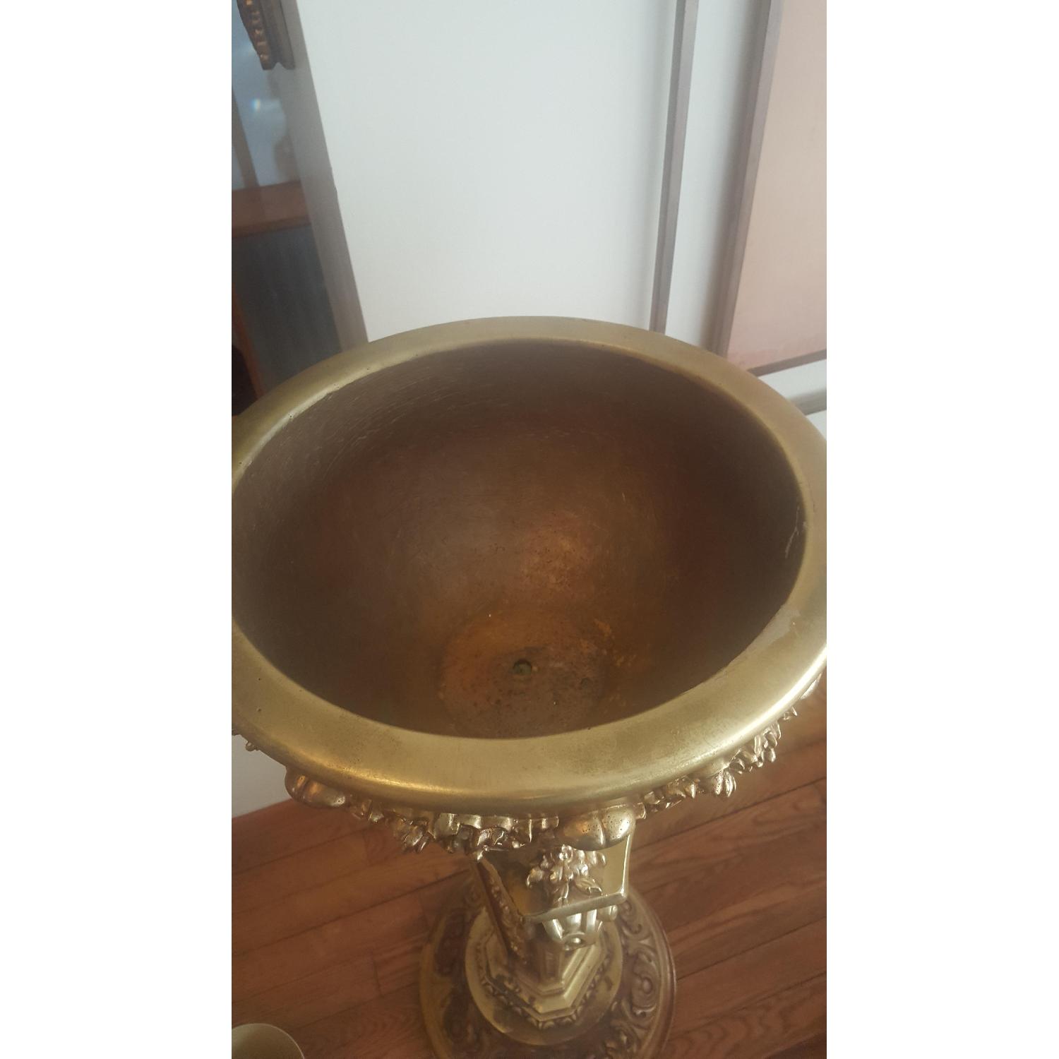 Bronze/Gold Flower Stand - image-3