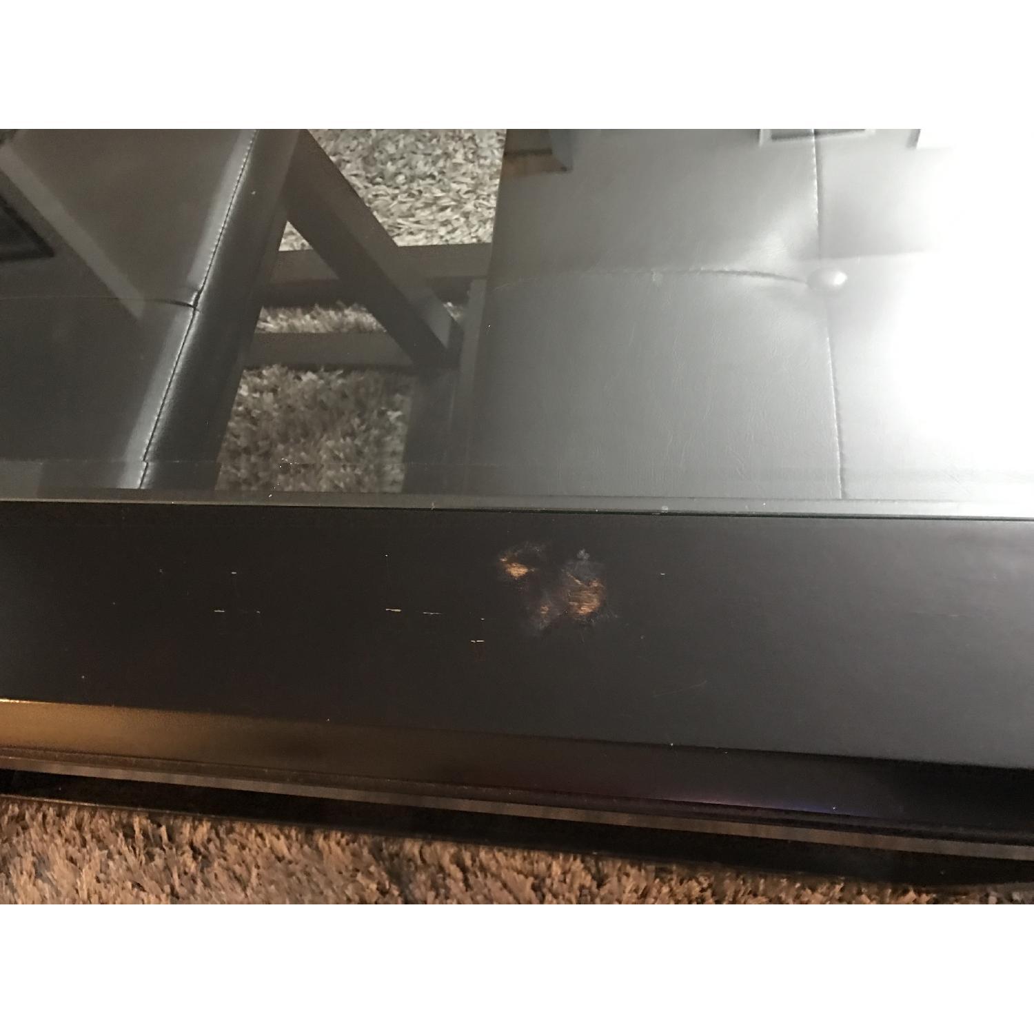 3 Piece Coffee Table w/ Glass Top & 2 Hidden Stools - image-5