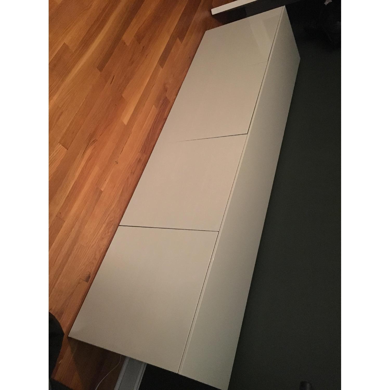 Cappellini Grey Lacquered High Sideboard - image-2