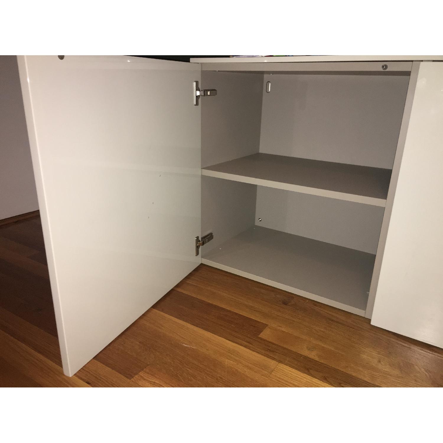 Cappellini Grey Lacquered High Sideboard - image-6