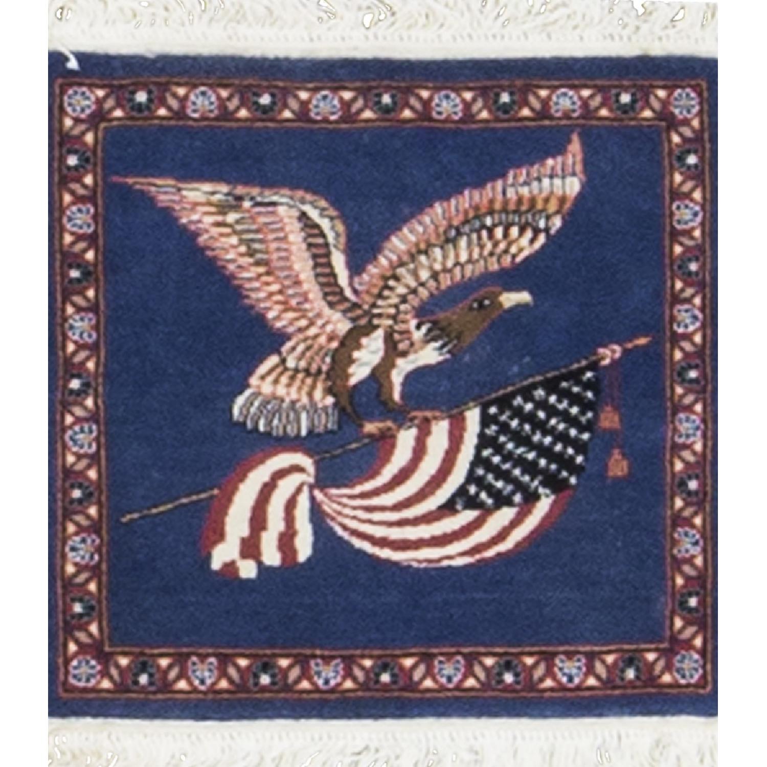 Hand Woven US Flag Rug - AptDeco