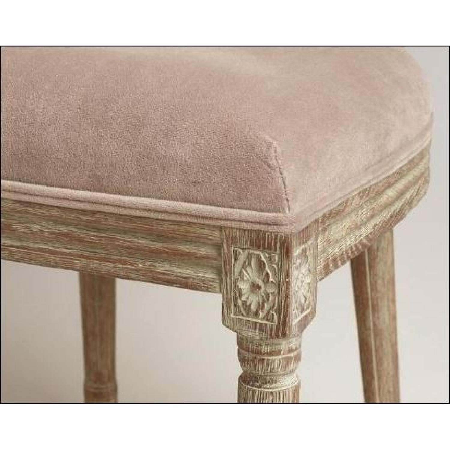 Distressed Oak Round Back Dining Chairs - image-2