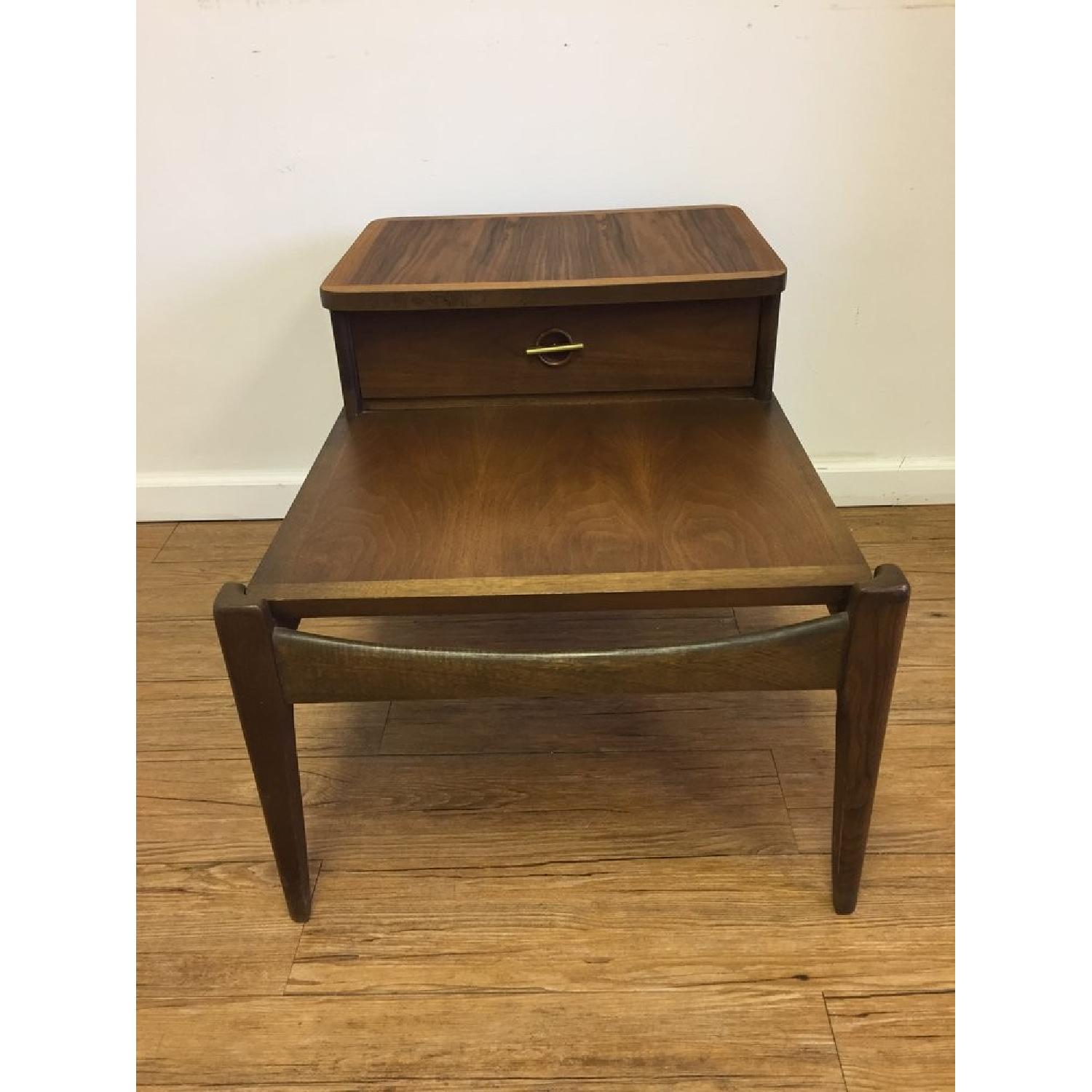 Mid Century Modern Two Tier Side Table - image-3