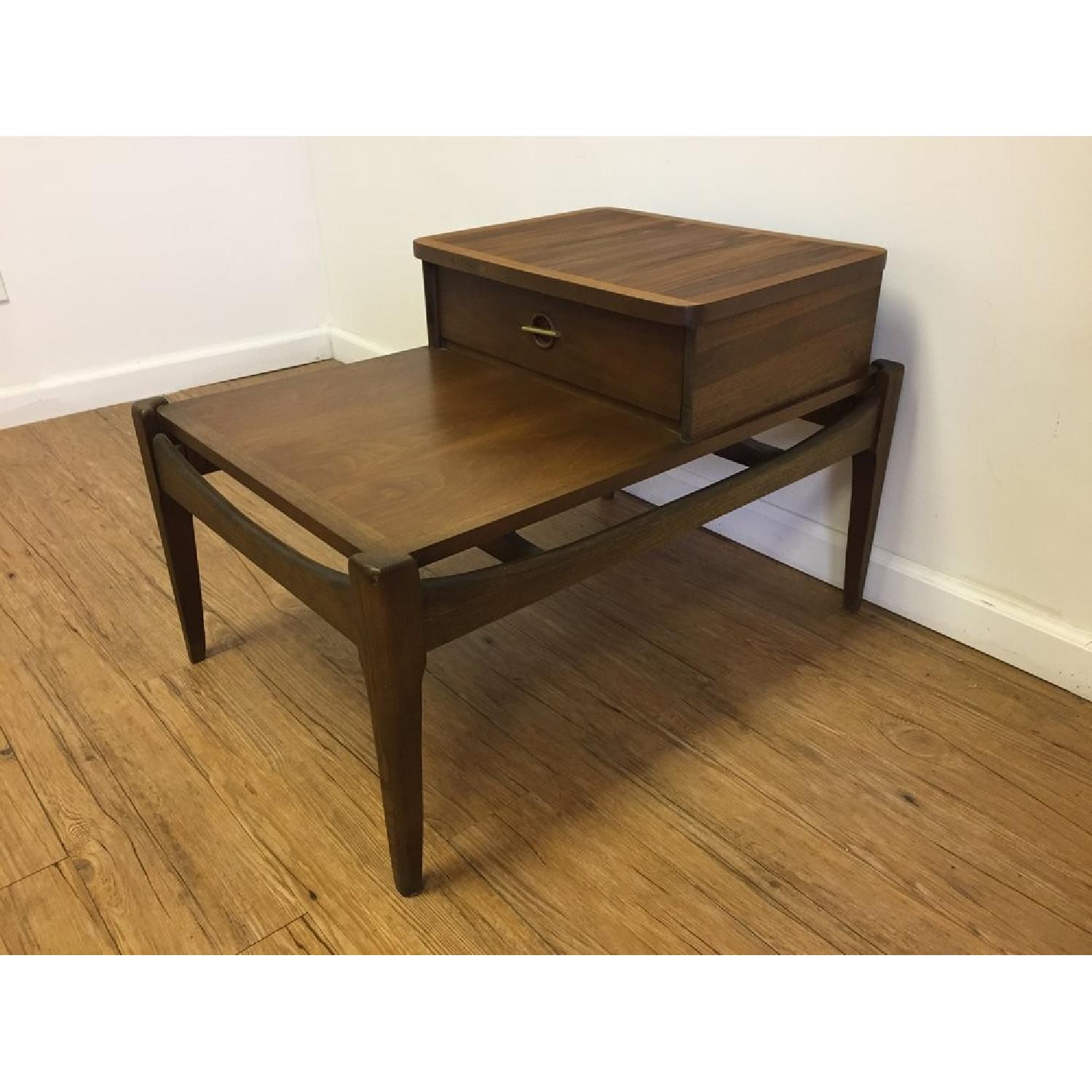 Mid Century Modern Two Tier Side Table - image-4