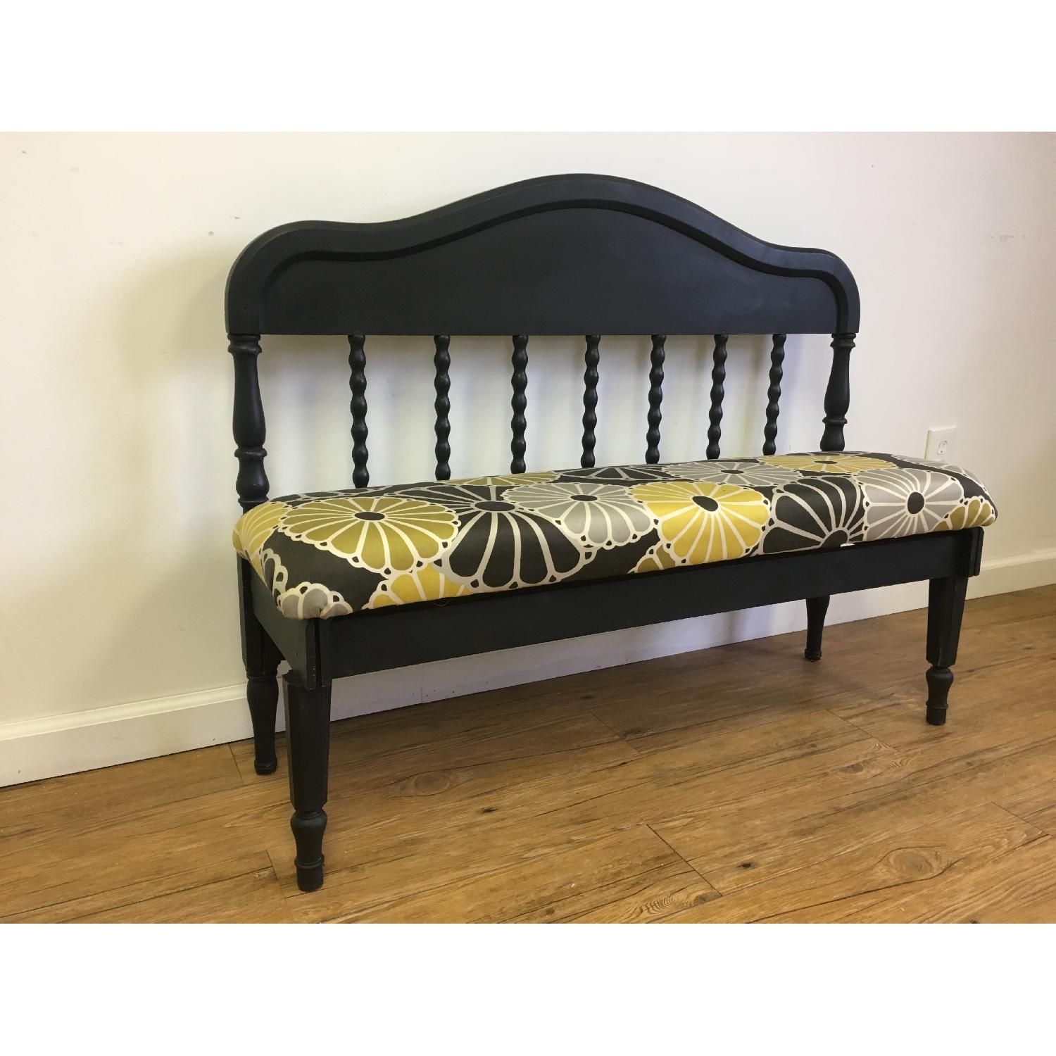 Repurposed Antique Headboard Bench - image-2