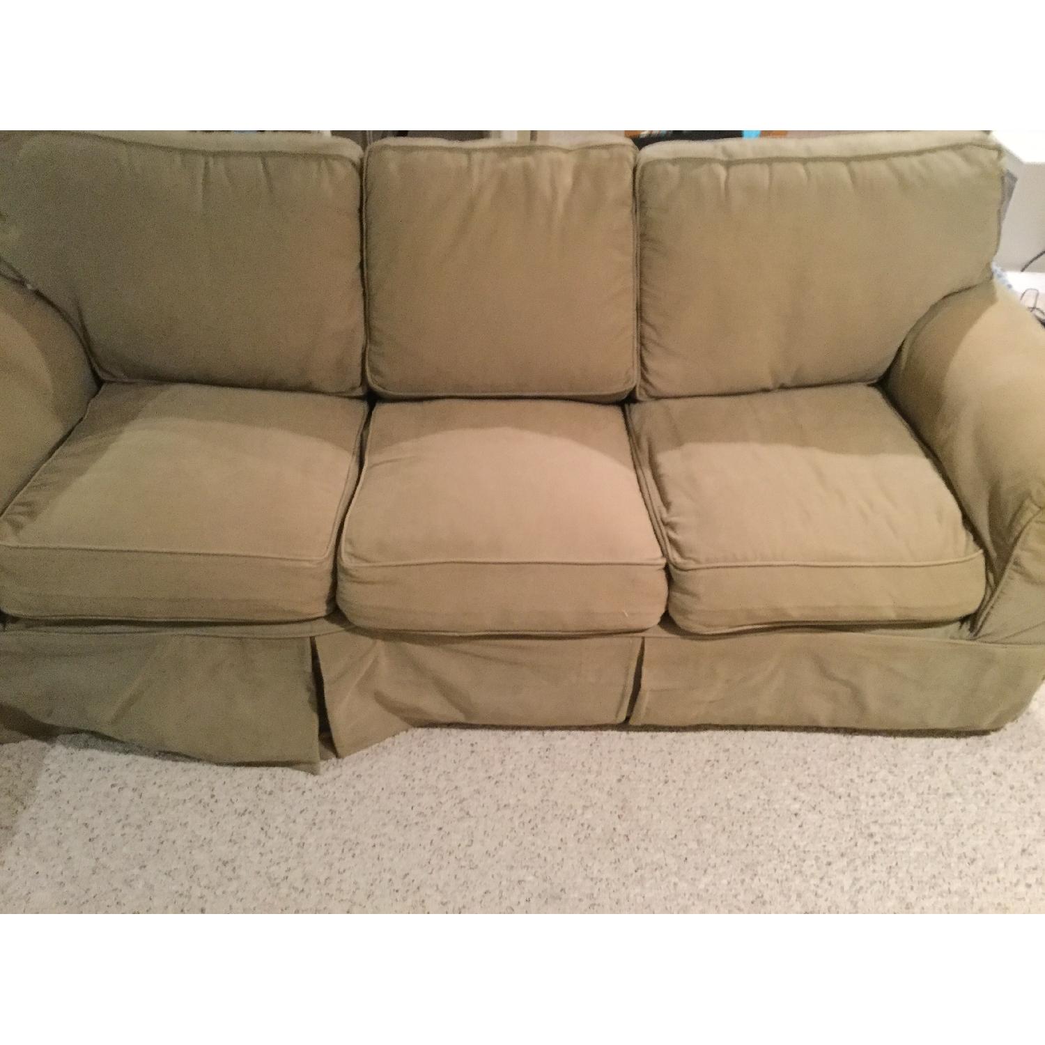 Overstuffed Custom Made Sofa - image-1
